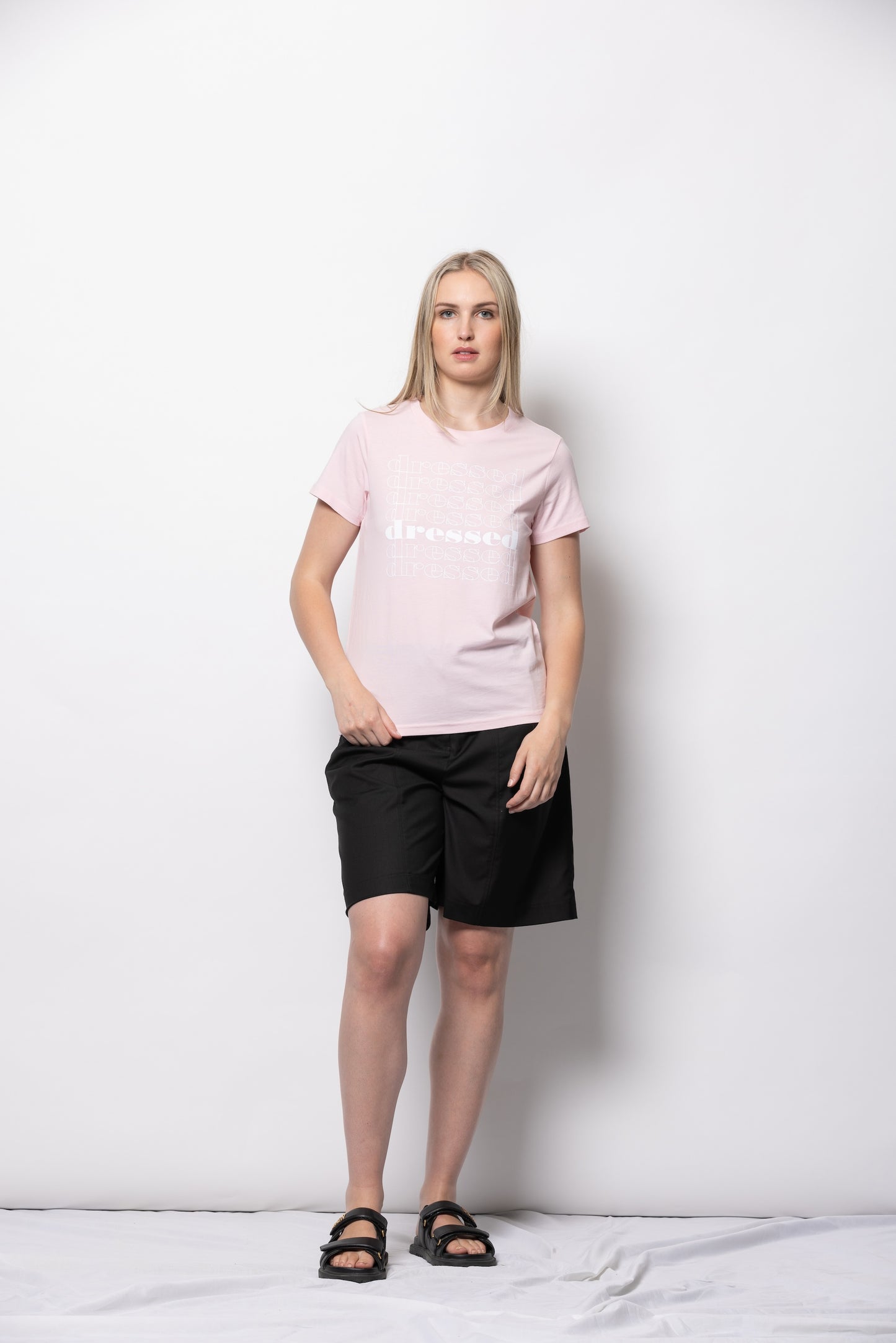 Dressed Print T-Shirt | Blush